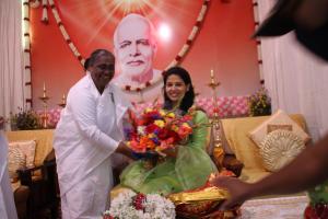 1. Lakshmi Behn felicitate to Smt. Rohini Sindhuri, District Collector, Mysuru District.